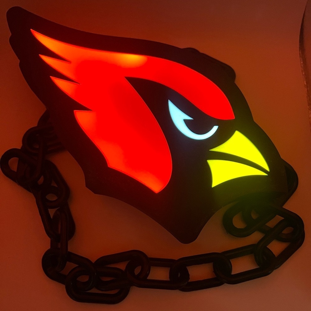 Arizona Cardinals fan chain necklace